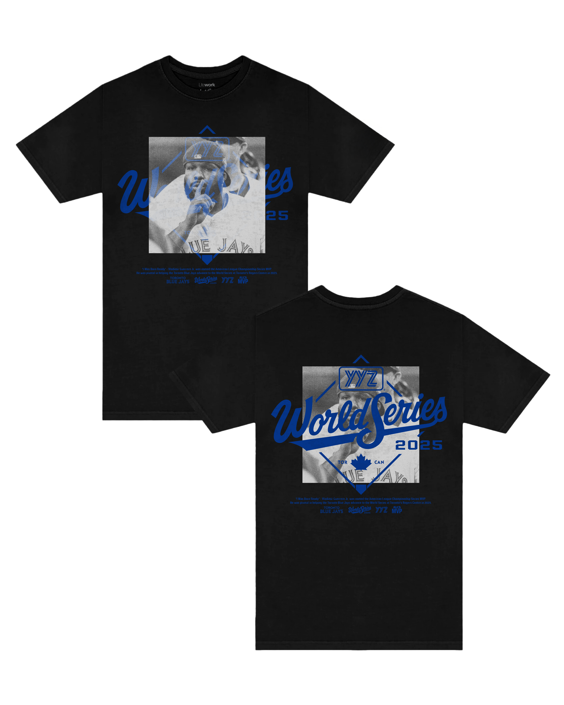 "MVP VLADDY" TORONTO BLUE JAYS WORLD SERIES T-SHIRT