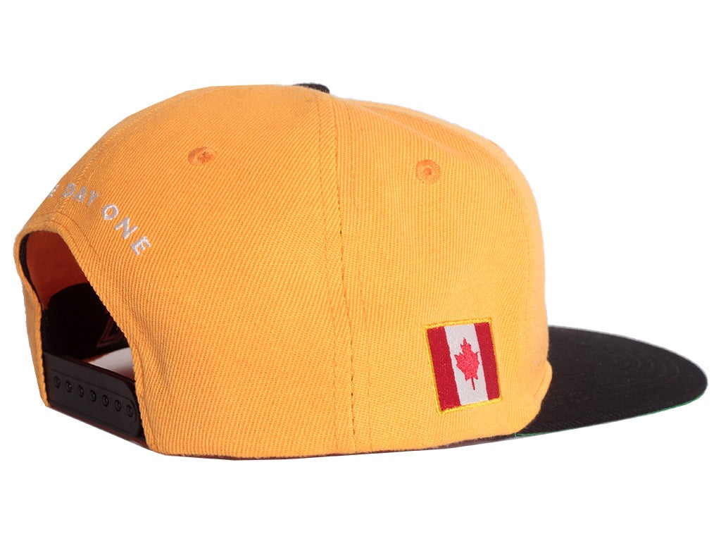 Yellow Canada Fly Snapback